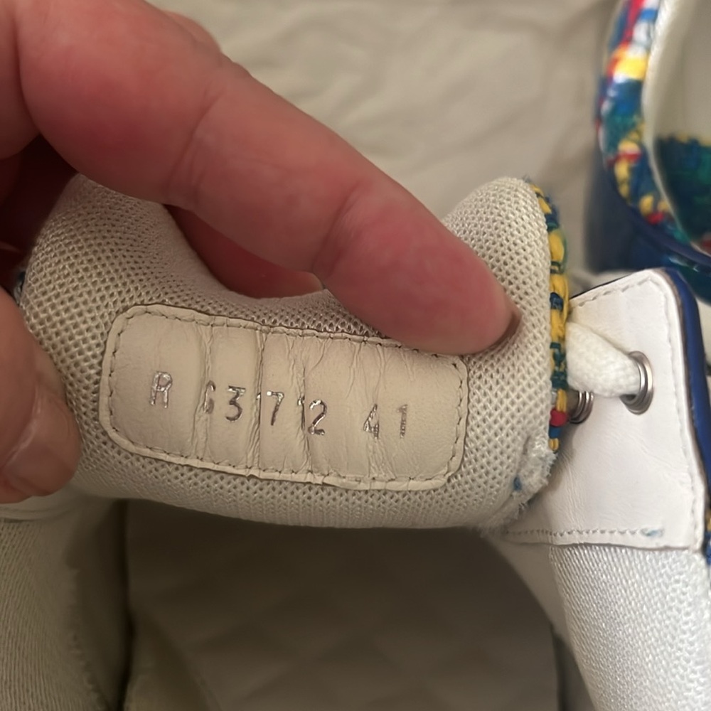Chanel multi color tweed sneakers - Picture 8 of 8
